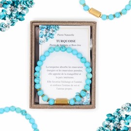 Bracelet turquoise caixa – protection & communication