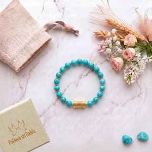Bracelet turquoise caixa – protection & communication