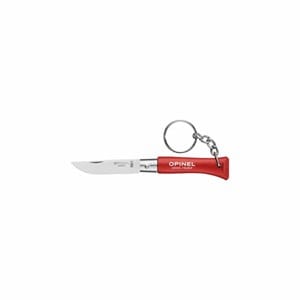 Porte clé opinel n°4 inox-roug