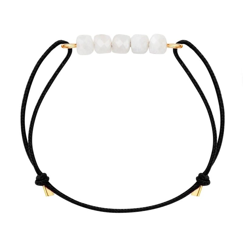 Bracelets en pierre de lune blanche - Natur'O Pierres