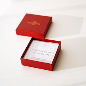 Bola améthyste & cordon rose