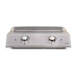 Plancha électrique inox 2 thermostats