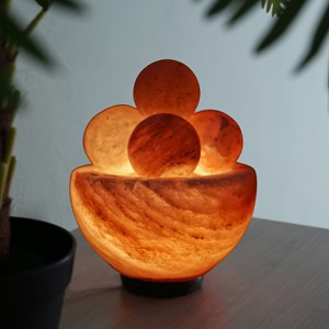 Lampe 4 boules massage en sel d'himalaya