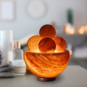 Lampe 4 boules massage en sel d'himalaya