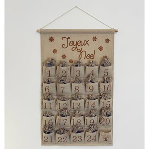 Calendrier de l'avent bijoux en pierres