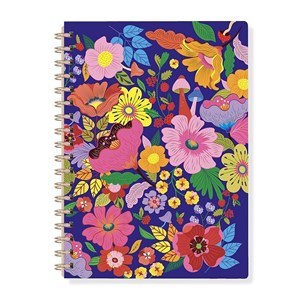 Carnet de notes a5 forêt florale