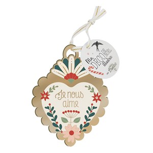 Ornement de noël je nous aime