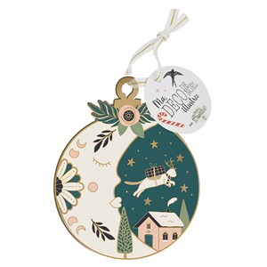 Ornement de noël lune