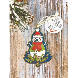 Ornement de noël bonhomme de neige