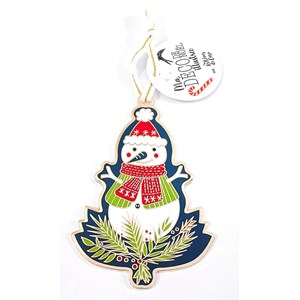 Ornement de noël bonhomme de neige