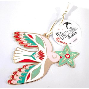 Ornement de noël hirondelle