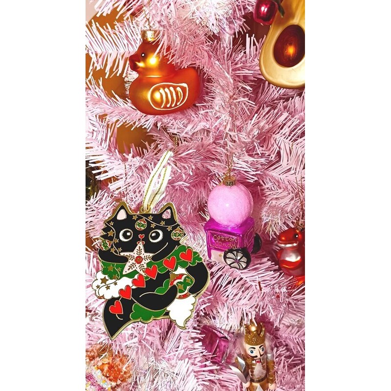 Ornement de noël chat