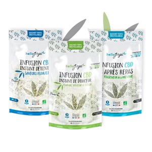 Pack 3 infusions cbd 100% relaxation