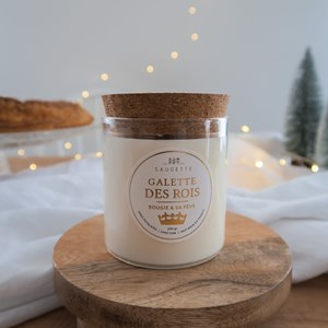 Galette des rois - bougie et sa fève