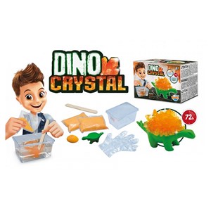 Cristaux dinosaure avec support