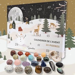 Calendrier de l'avent lithothérapie 2025
