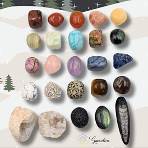 Calendrier de l'avent lithothérapie 2025