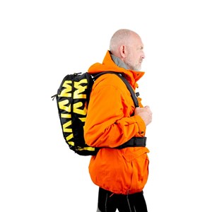 Sac à dos kripton 25l black-yellow s-m