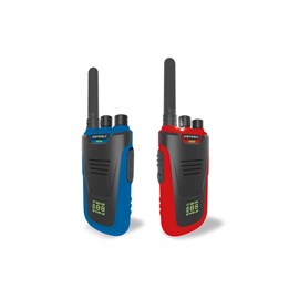 Kidytalk talkie walkie bleu-rouge