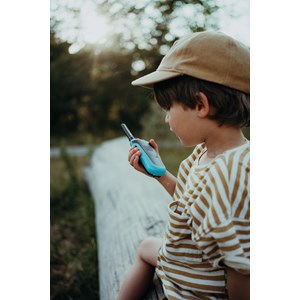 Kidytalk talkie walkie bleu-rouge