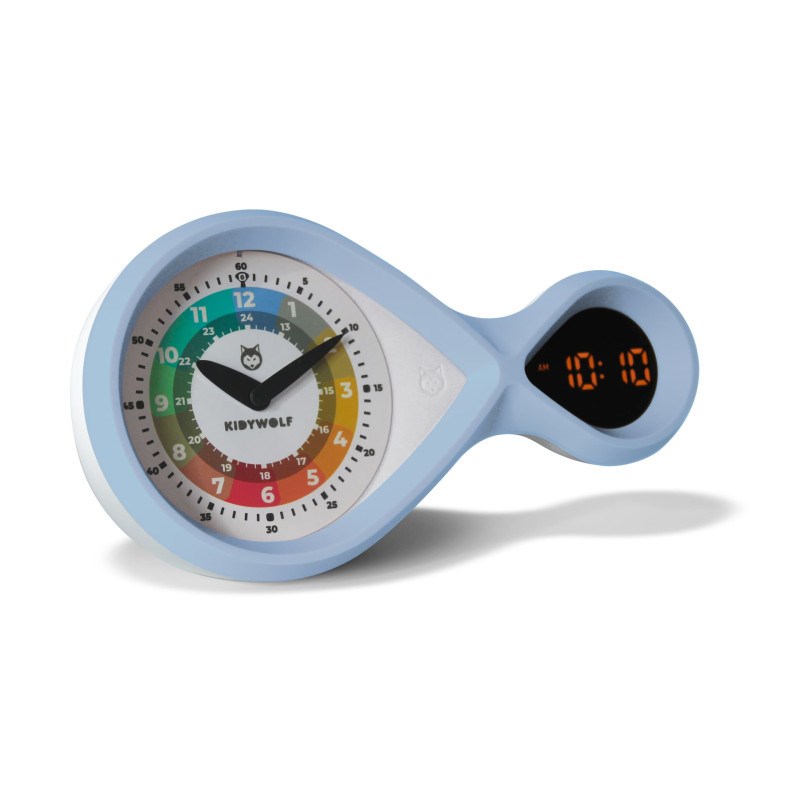 Kidyalarm réveil éducatif bleu