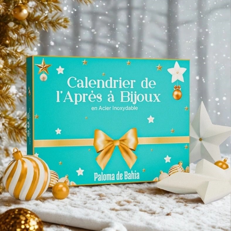 Calendrier de l’après bijoux argenté