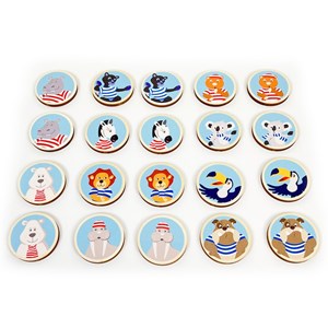 Mémo des petits mousses - jeu en bois