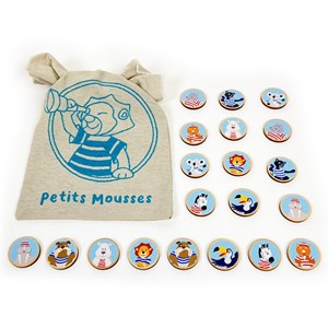 Mémo des petits mousses - jeu en bois