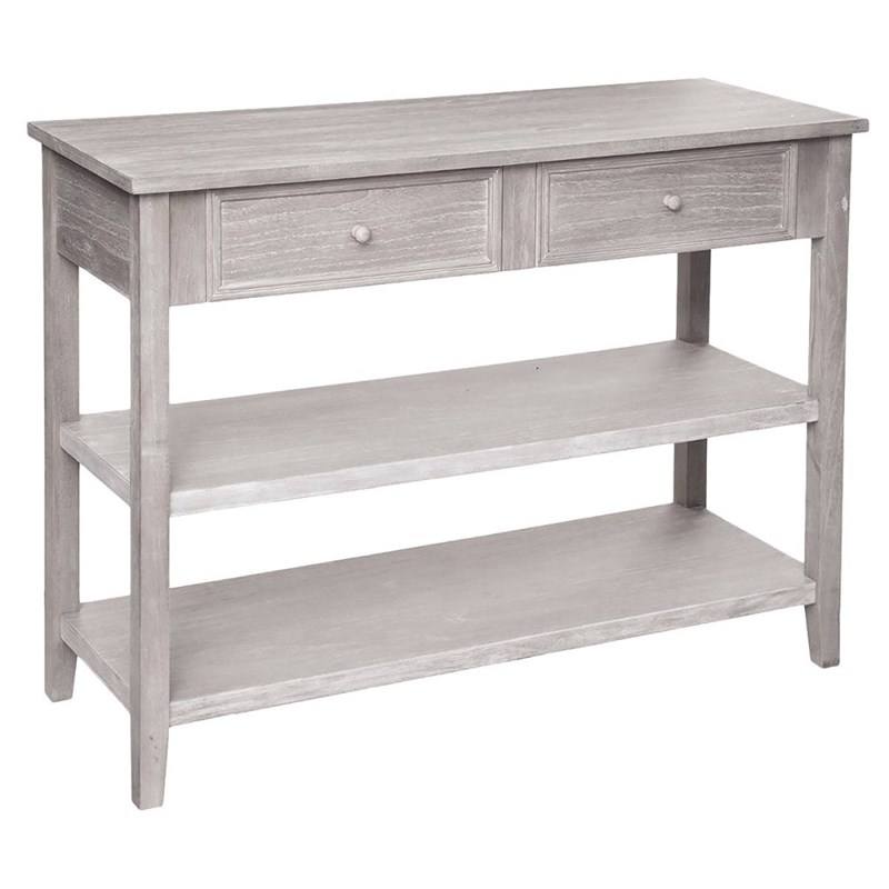 Atmosphera, créateur d’intérieur - Console 2 tiroirs charme naturel