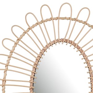 Miroir dalia bambou 52x60 cm