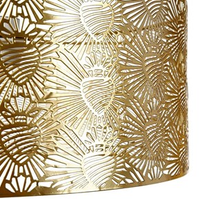 Suspension métal doré corazon