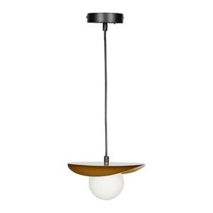 Suspension métal verre demoiselle d22