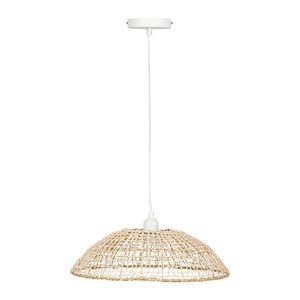 Suspension métal rotin playa d37