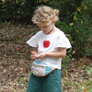 Sac banane enfant made in france -cactus