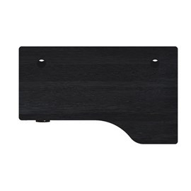 Plateau de bureau en bois droitier  noir