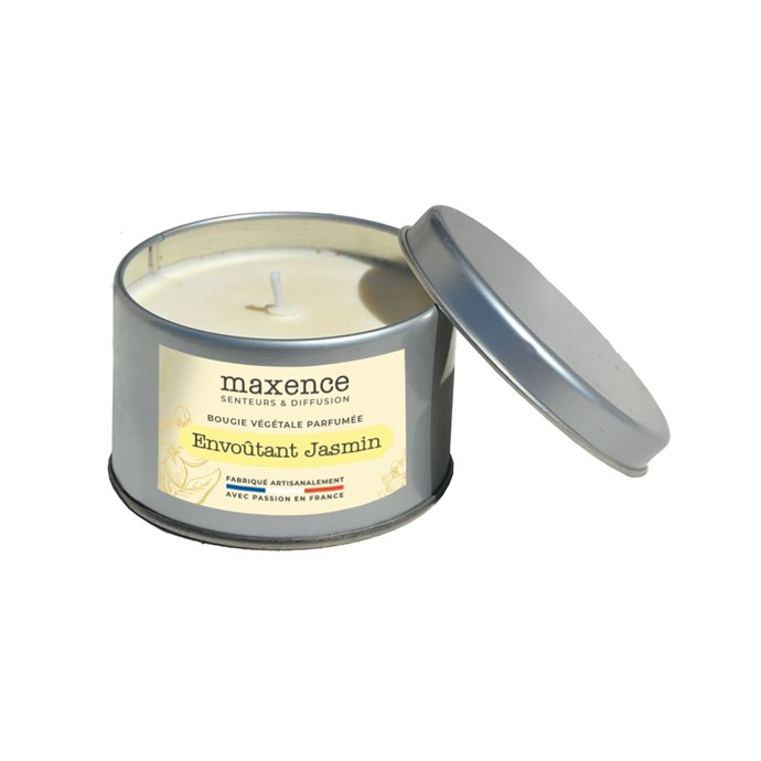 Bougie Parfumée Maël 190g Pot Verre Bois De Santal - Atmosphera