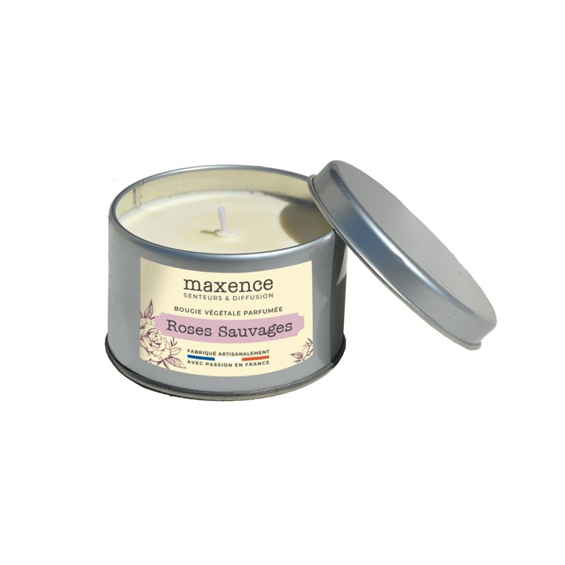 Maxence - Bougie parfumée - rose sauvage - 190g