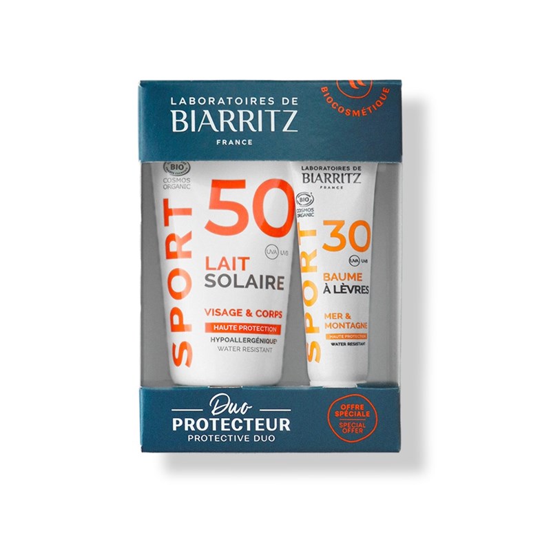 Coffret duo protecteur solaires bio