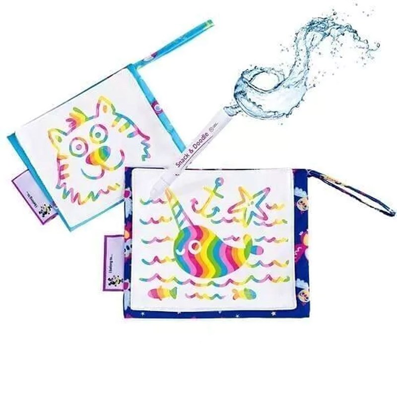 TIDY TOT - Lot de 2 pochettes snack and doodle