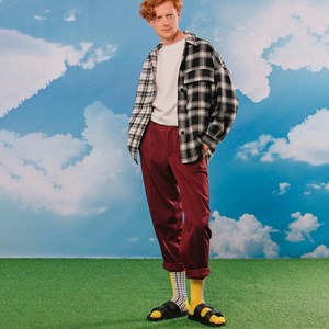 Chaussettes eat my socks frite