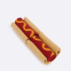 Chaussettes eat my socks hot dog