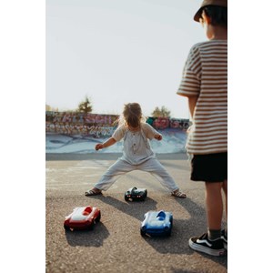 Kidycar voiture radiocommandée bleu