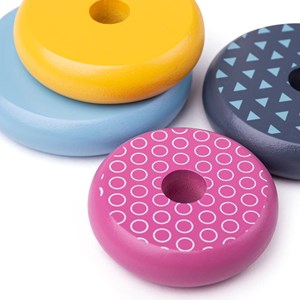 Lapin à empiler en bois