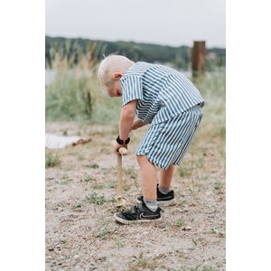 Pelle, râteau et foret à sable