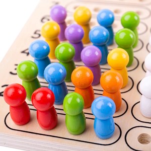Jeu code secret en bois