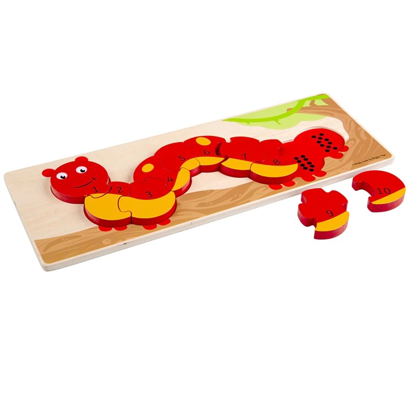 Bigjigs - Puzzle des chiffres chenille