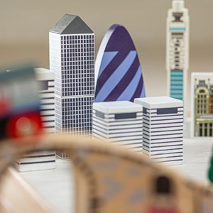 Circuit de train ville de londres