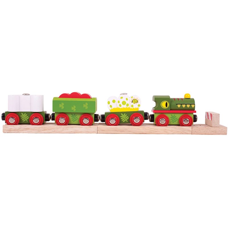 Bigjigs - Train en bois dinosaure