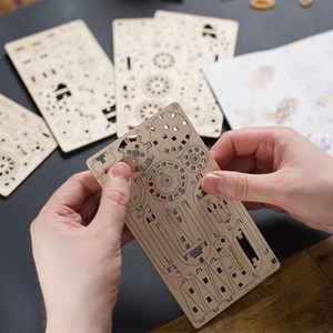 Moto volante hagrid™– puzzle 3d en bois