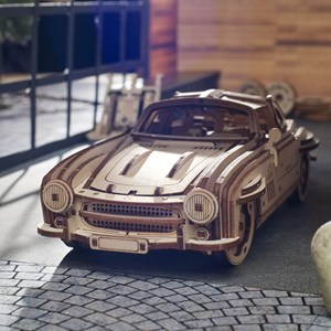 Coupé sport puzzle 3d bois